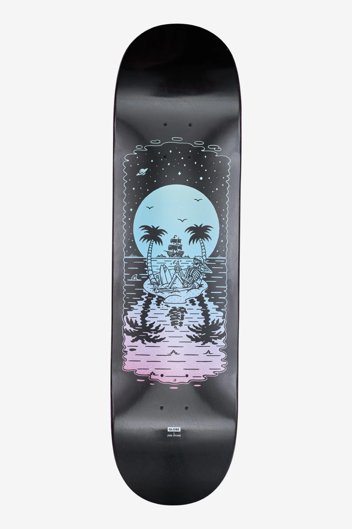 G2 Reflection Deck 8.5" - Black/Purple