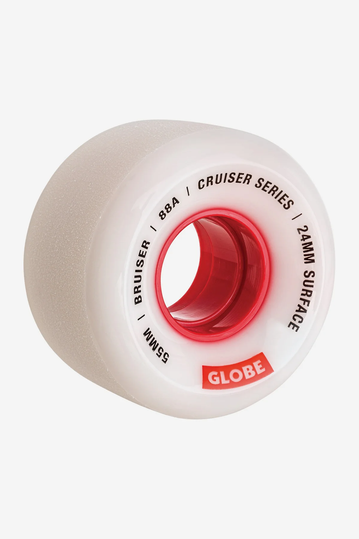 Bruiser Wheels 55" - White/Red/55