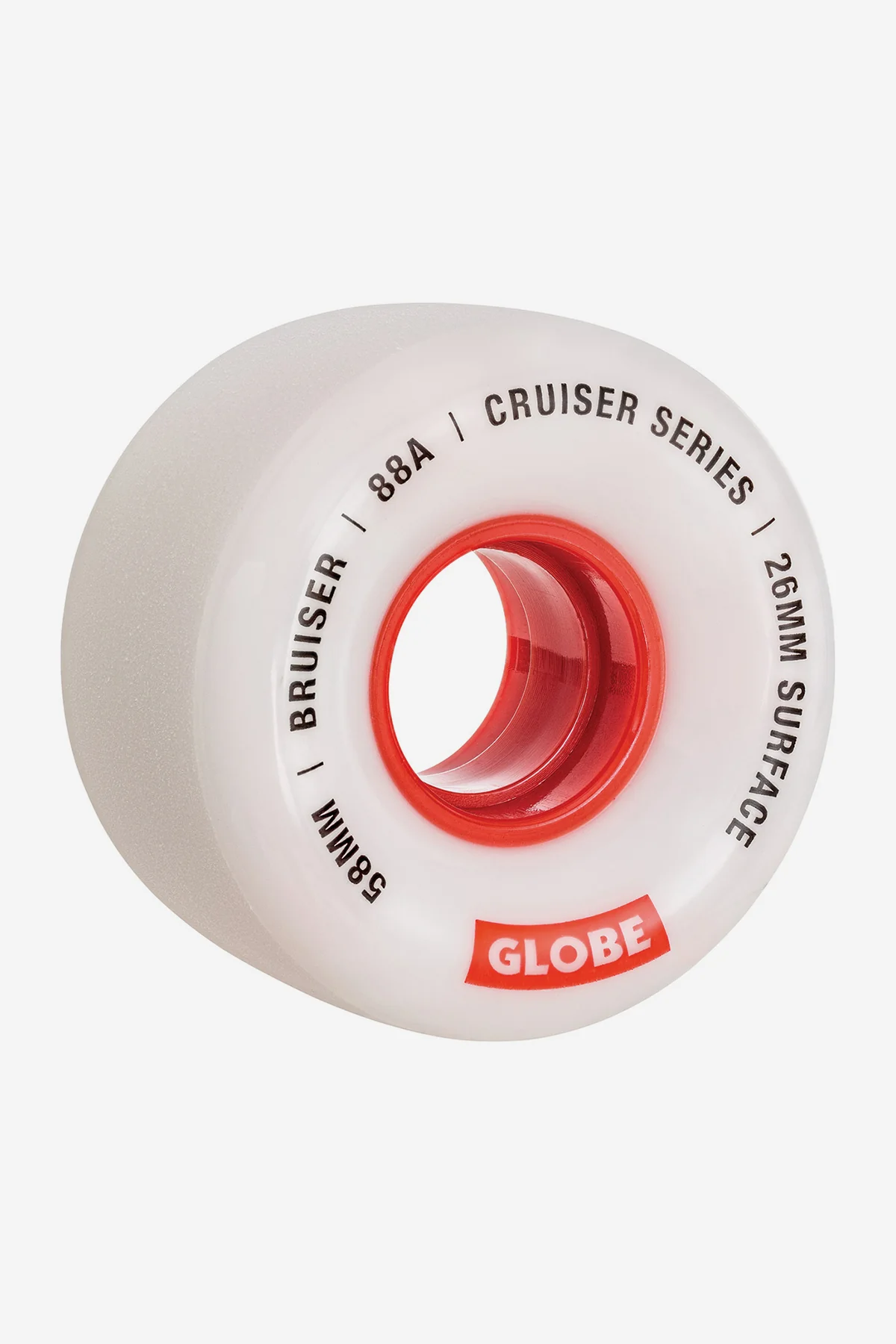 Bruiser Wheels 58" - White/Red/58