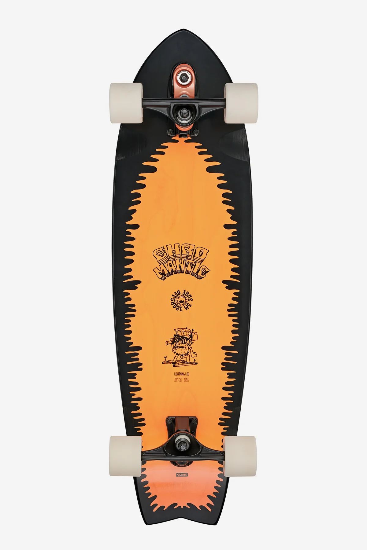 Chromantic Surf Skate Boards 33" - Lightning Log