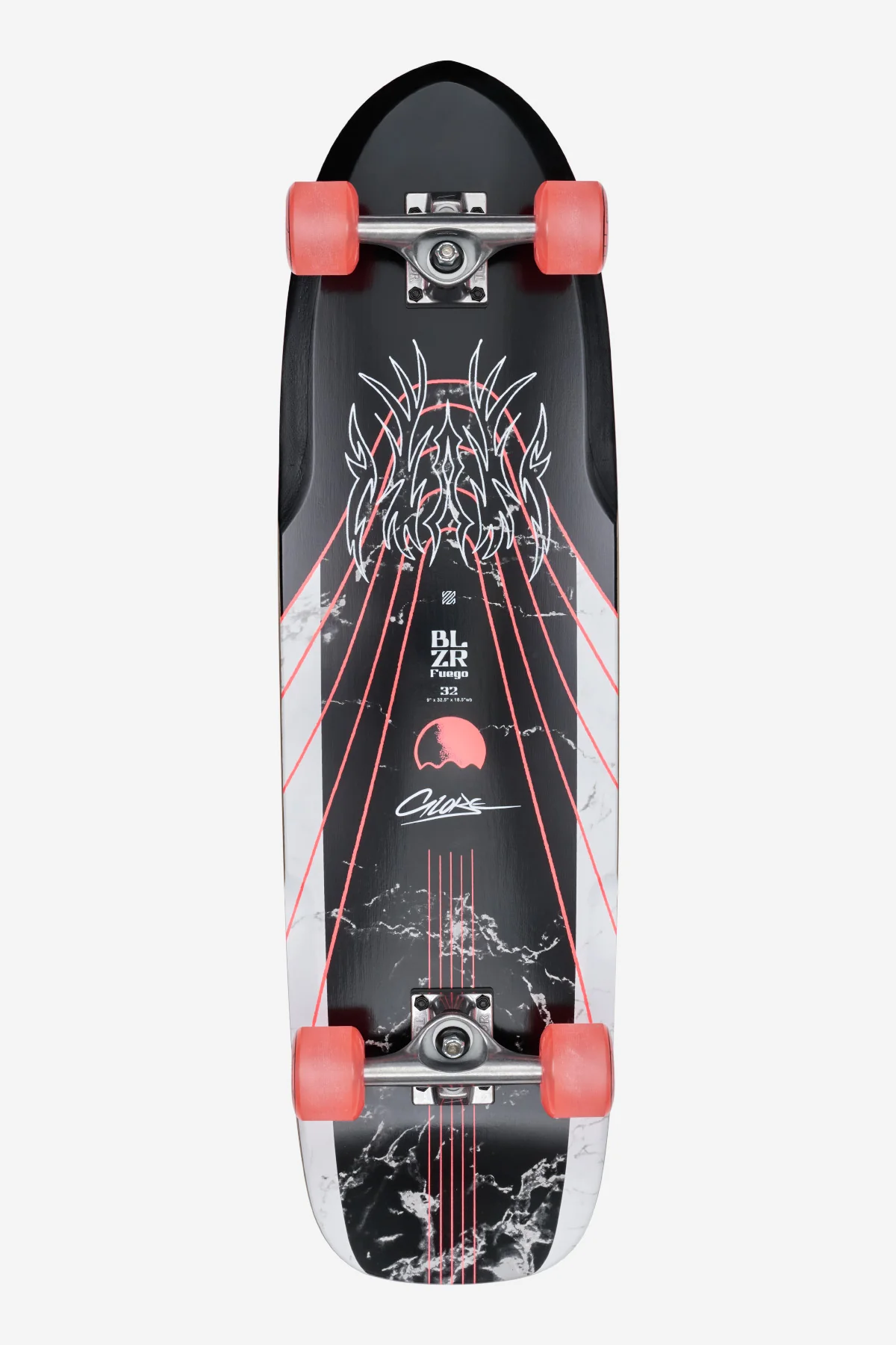 Blazer Fuego Cruiserboard 32" - Bamboo Red