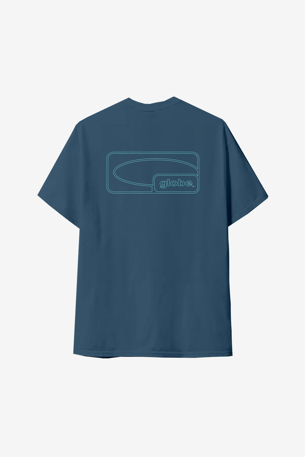 Block Tee - Steel Blue